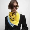 Carré en twill de soie