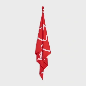 Carré en twill de soie