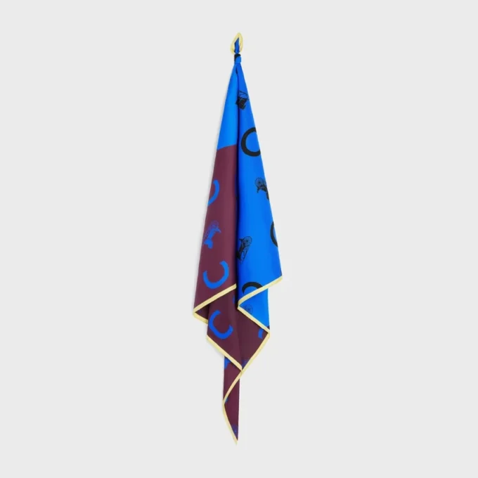 Carré en twill de soie