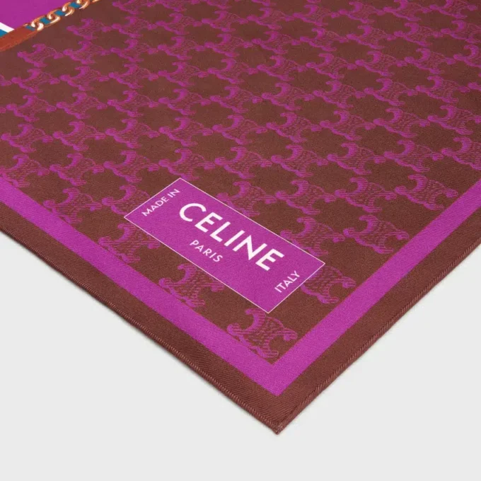 Carré en twill de soie