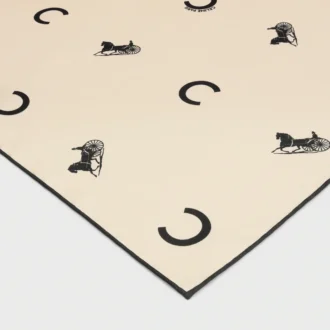 Carré en twill de soie