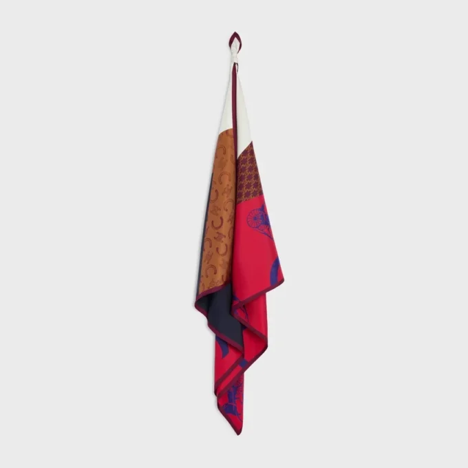 Carré en twill de soie