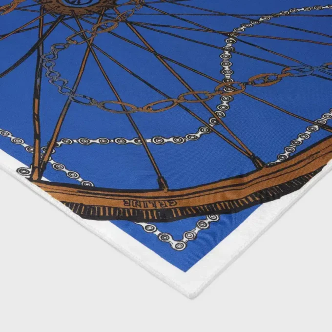 Carré en twill de soie