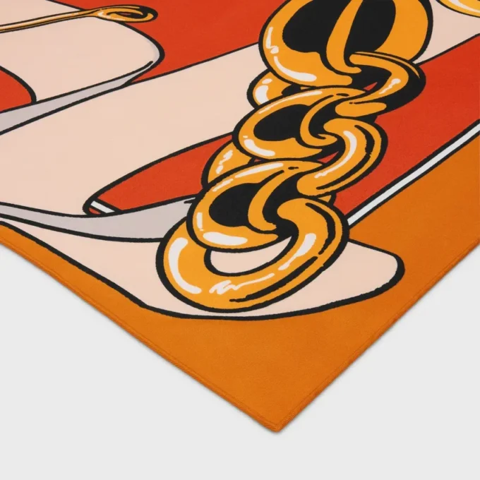 Carré en twill de soie