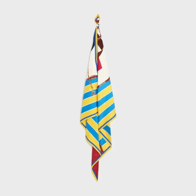 Carré en twill de soie