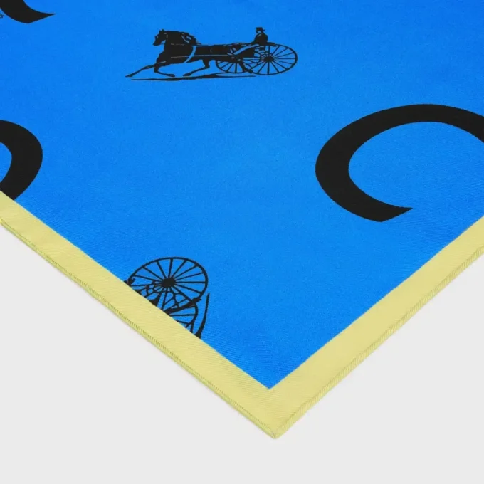 Carré en twill de soie
