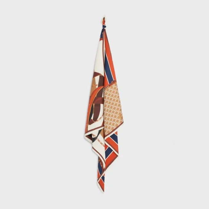Carré en twill de soie