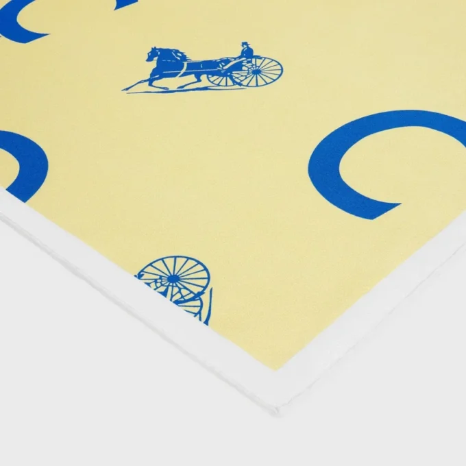 Carré en twill de soie