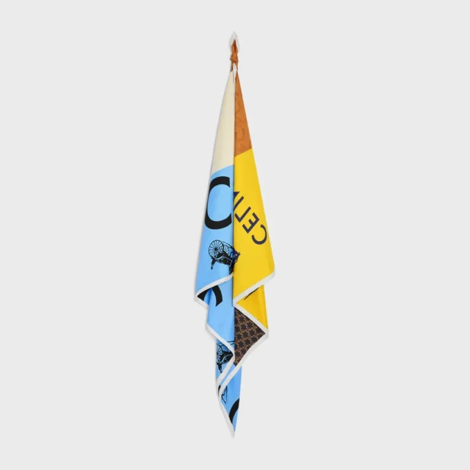 Carré en twill de soie