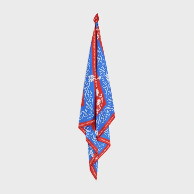 Carré en twill de soie