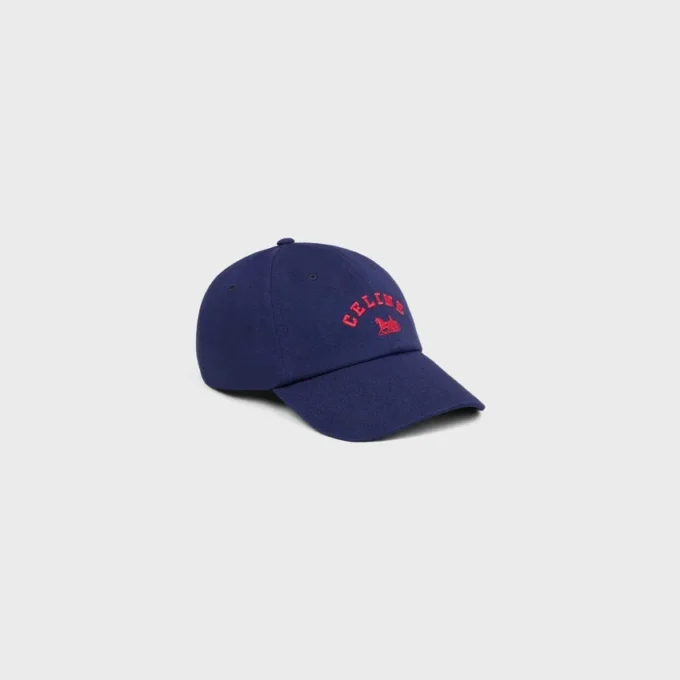 Casquette CELINE Richelieu en sergé de coton