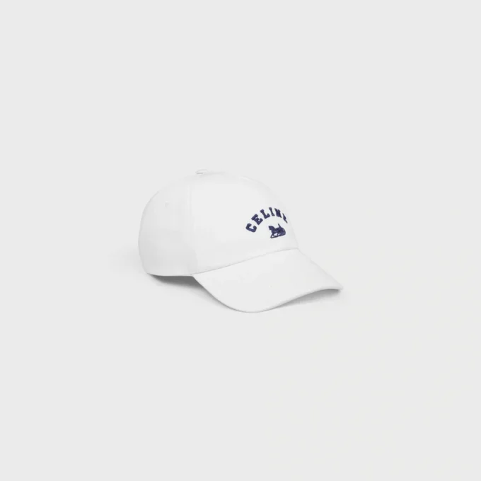 Casquette CELINE Richelieu en sergé de coton