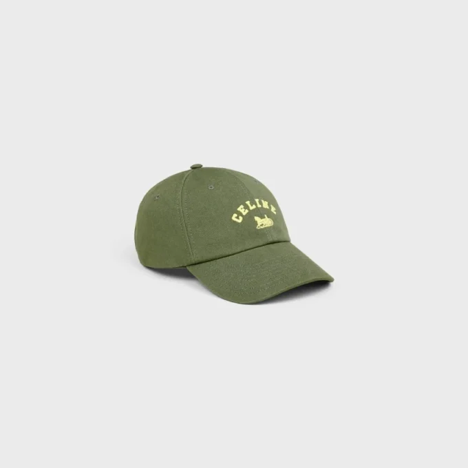 Casquette CELINE Richelieu en sergé de coton