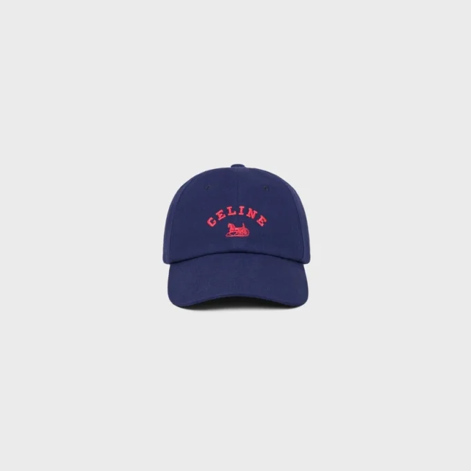 Casquette CELINE Richelieu en sergé de coton