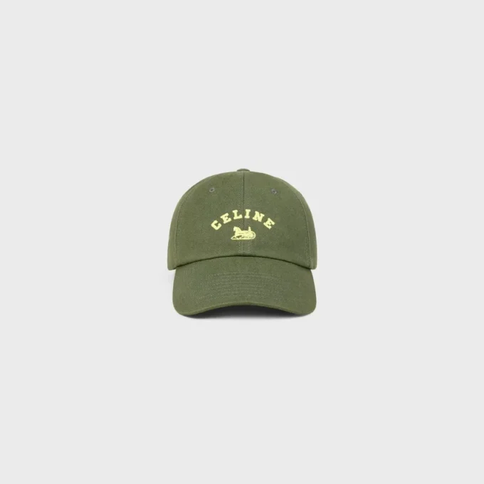 Casquette CELINE Richelieu en sergé de coton