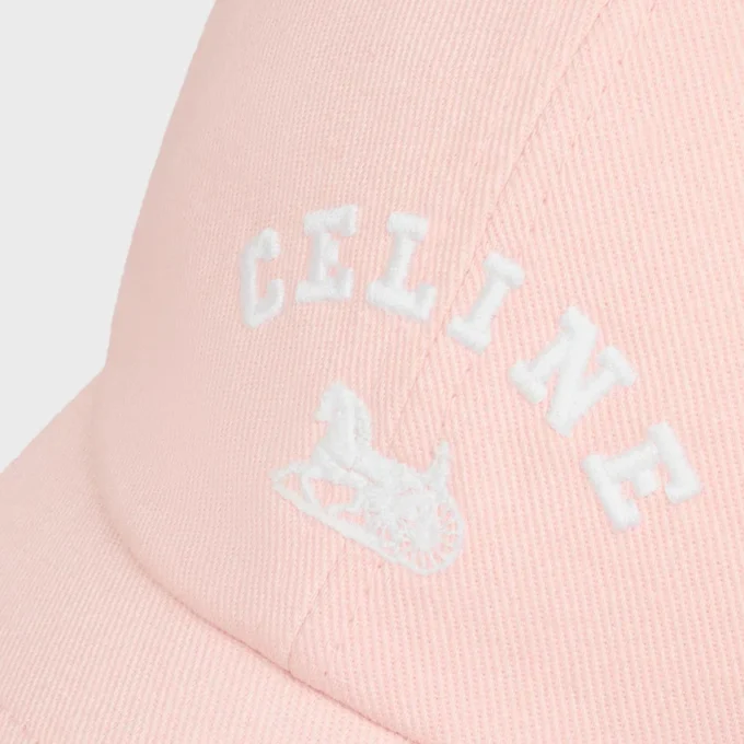 Casquette CELINE Richelieu en sergé de coton