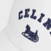 Casquette CELINE Richelieu en sergé de coton