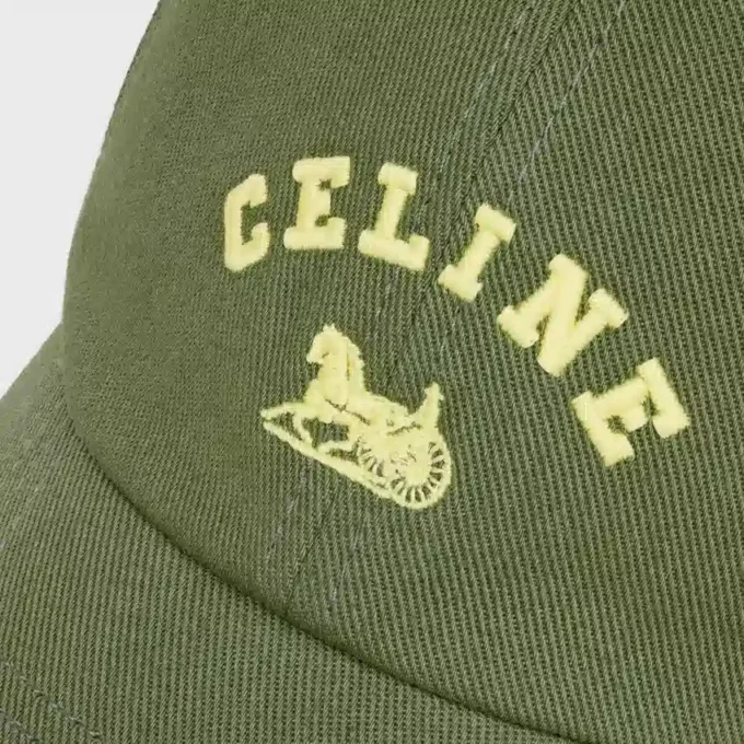 Casquette CELINE Richelieu en sergé de coton