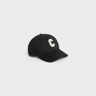 Casquette de baseball avec initiale en coton