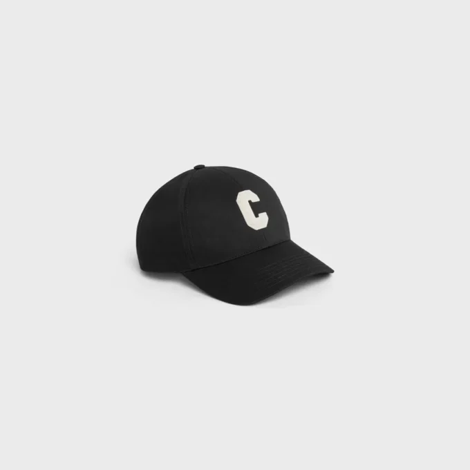 Casquette de baseball avec initiale en coton