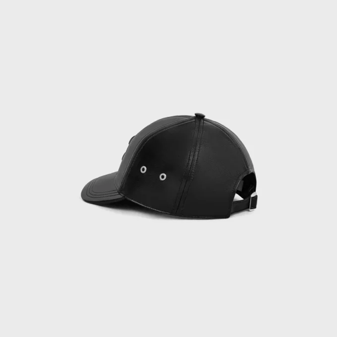 Casquette de baseball Triomphe en cuir d&rsquo;agneau