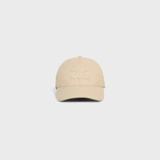 Casquette de baseball Triomphe en cuir de veau