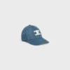 Casquette de baseball Triomphe en denim délavé