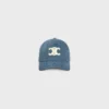 Casquette de baseball Triomphe en denim délavé