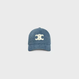Casquette de baseball Triomphe en denim délavé