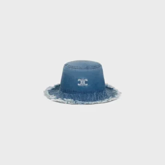 Casquette Triomphe en denim de coton