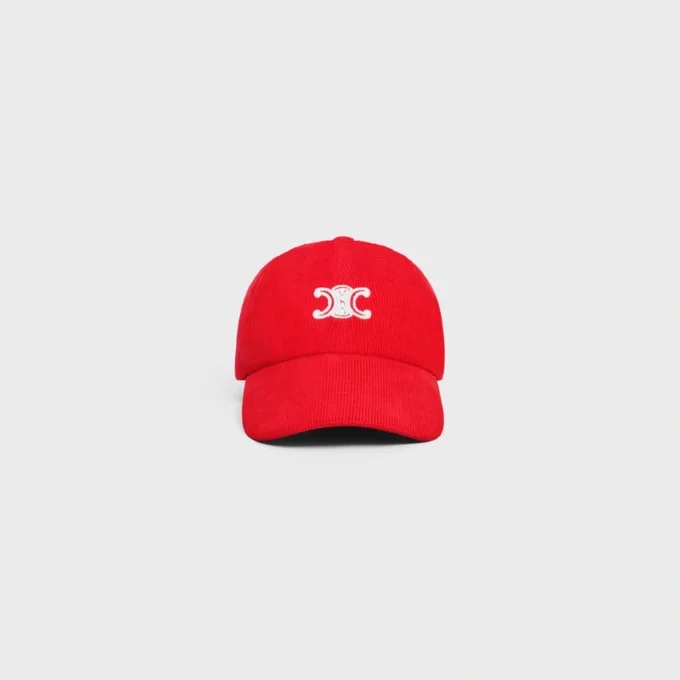 Casquette Vivienne en velours côtelé