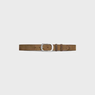 Ceinture Bc-21 35 mm en cuir de veau suédé à effet ciré