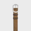 Ceinture Bc-21 35 mm en cuir de veau suédé à effet ciré Ceinture Bc-21 35 mm en cuir de veau suédé à effet ciré