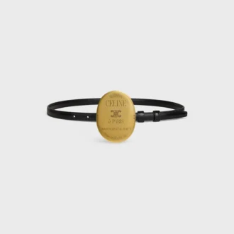 Ceinture Maison CELINE 13 mm en cuir Taurillon