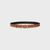 Ceinture réversible CELINE Alix de 25 mm en taurillon et cuir de veau naturel Ceinture réversible CELINE Alix de 25 mm en taurillon et cuir de veau naturel