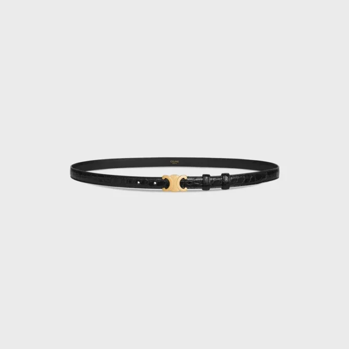 Ceinture Triomphe 18 mm en alligator Ceinture Triomphe 18 mm en alligator