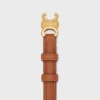 Ceinture Triomphe 18 mm en cuir de veau naturel Ceinture Triomphe 18 mm en cuir de veau naturel