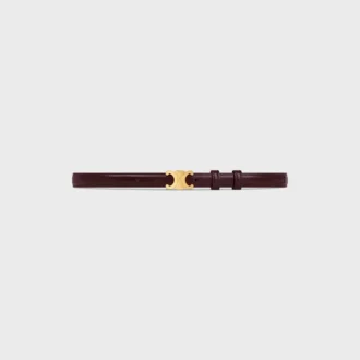 Ceinture Triomphe 18 mm en cuir Taurillon