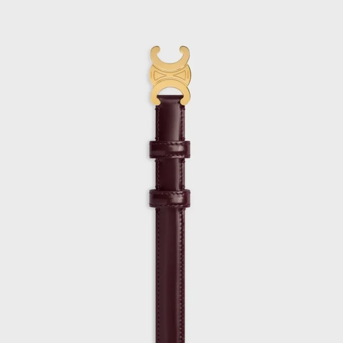 Ceinture Triomphe 18 mm en cuir Taurillon Ceinture Triomphe 18 mm en cuir Taurillon