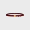 Ceinture Triomphe 18 mm en python Ceinture Triomphe 18 mm en python