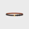 Ceinture Triomphe 18 mm en Triomphe Canvas Ceinture Triomphe 18 mm en Triomphe Canvas