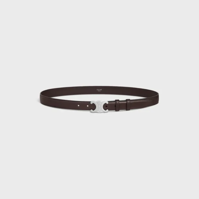 Ceinture Triomphe 25 mm en cuir de veau naturel