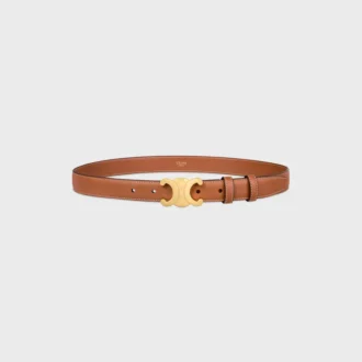 Ceinture Triomphe 25 mm en cuir de veau naturel