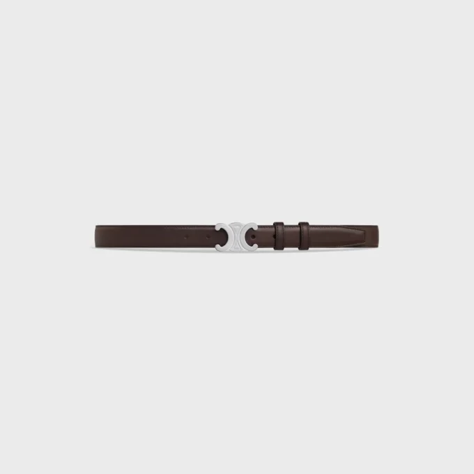 Ceinture Triomphe 25 mm en cuir de veau naturel