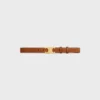 Ceinture Triomphe 25 mm en cuir de veau naturel Ceinture Triomphe 25 mm en cuir de veau naturel