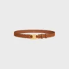 Ceinture Triomphe 25 mm en cuir de veau nubuck Ceinture Triomphe 25 mm en cuir de veau nubuck