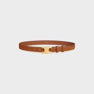 Ceinture Triomphe 25 mm en cuir de veau nubuck