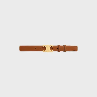 Ceinture Triomphe 25 mm en cuir de veau nubuck