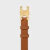 Ceinture Triomphe 25 mm en cuir de veau nubuck Ceinture Triomphe 25 mm en cuir de veau nubuck