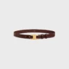 Ceinture Triomphe 25 mm en cuir Taurillon Ceinture Triomphe 25 mm en cuir Taurillon